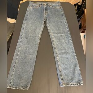 Classic Levi's Light Blue men’s 505 Straight Jeans 30 x 30